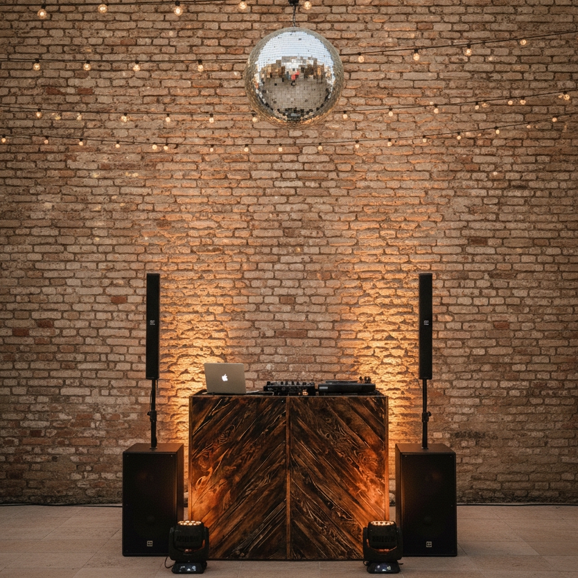 Installation DJ pour un mariage
